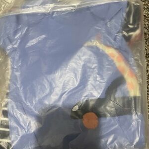 Kids Blue and Black Whale Print Blanket